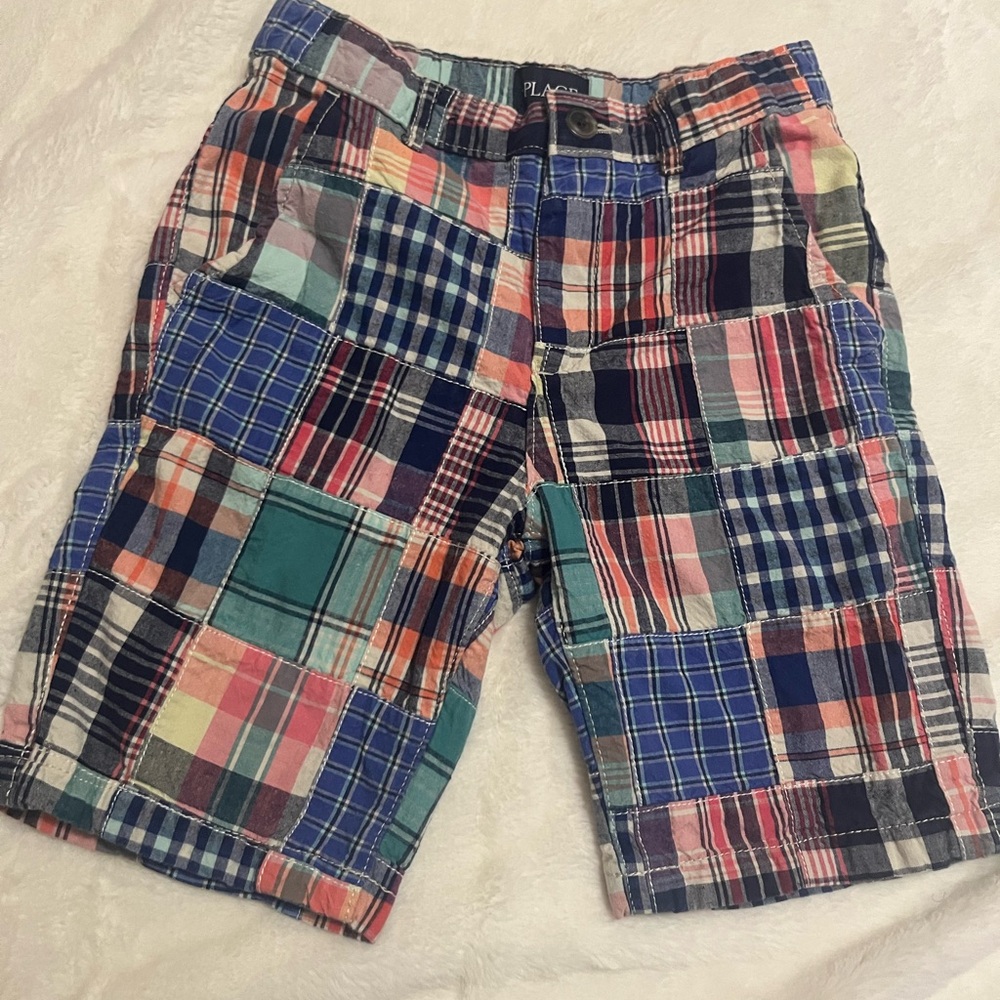 The Children's Place Blue Patchwork Shorts
